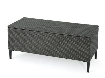 Rupert - Storage Unit Resin Wicker Outdoor
