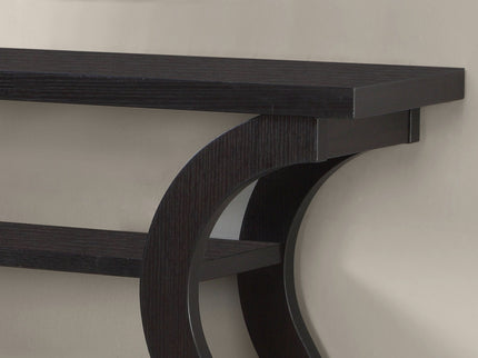 Accent Console Table For Entryway, Unique Curved Design