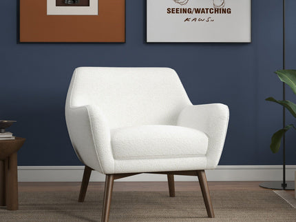 Panom - Lounge Chair - Brown / White
