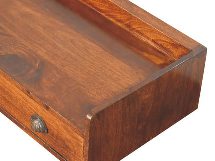Belmont - Wall Mounted Console Shelf - Chestnut