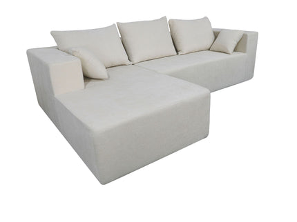 Modular Corner Sofa With Soft Fabric