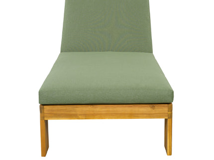 Outdoor Chaise Lounge Set & Side Table, 5 Position Adjustable Patio Recliner