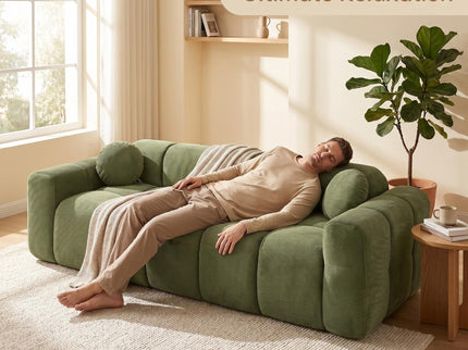 Extra Large Compression Sofa, Cloud Puff Couch For Living Room