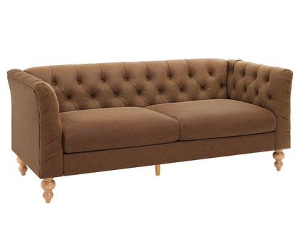 Chesterfield Sofa With Flared Arms For Living Room