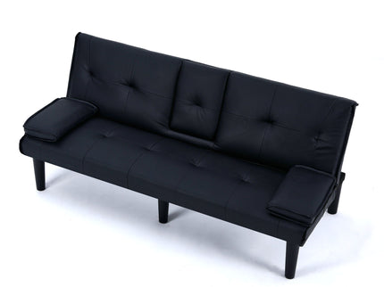 Sofa Bed With Foldable Design And Cup Holder