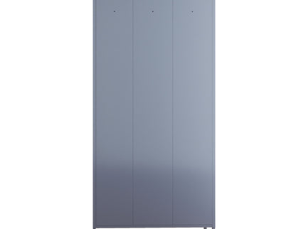 9 Door Lockers With Lock For Storage In Office, School, Gym, And Bedroom - Gray