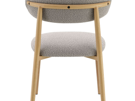 Kacey - Boucle Side Chair (Set of 2) - Gray