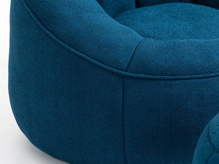 Bedding Bean Bag Sofa Chair High Pressure Foam With Footrest