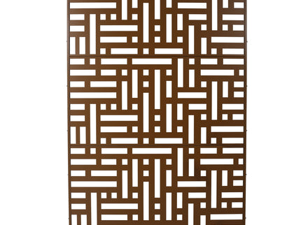 Decorative Freestanding Metal Privacy Screen For Indoor & Outdoor Use