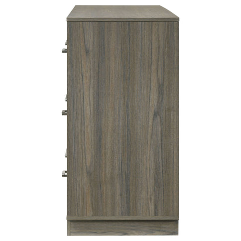 Edmondson - 9 Drawer Dresser With Hidden Jewelry Tray - Natural / Gray