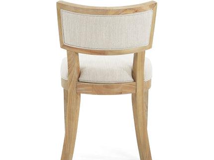 Farmhouse Style Fabric Upholstered Side Dining Chair Set