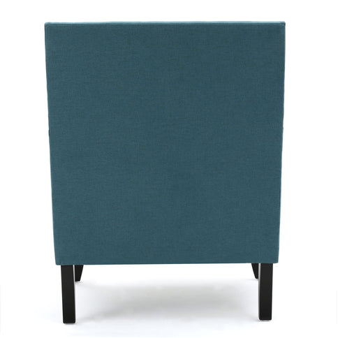 Serenada - Upholstered Fabric Club Chair With Nailhead Trim And Tapered Birch Legs