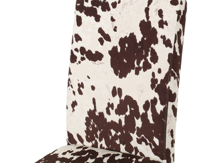 Contemporary Dining Chair With Rubberwood Legs (Set of 2)
