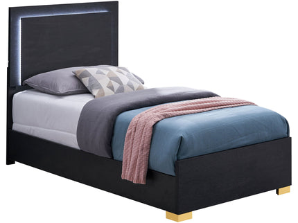 Jeremiah - LED Panel Bed With Touch Controlled Lighting