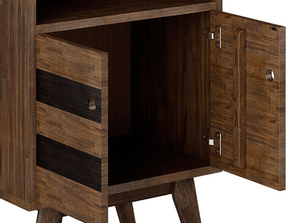 Clarkson - Bookcase With Storage - Rustic Natural Aged Brown