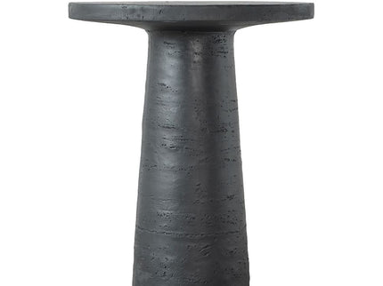Round Side Table With Pedestal Base