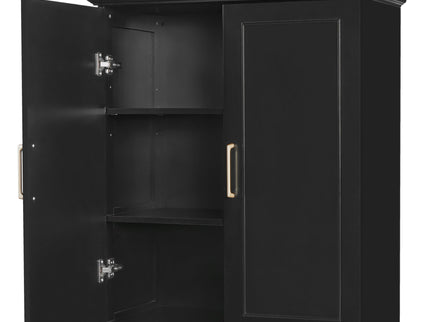 Freestanding Bathroom Cabinet With 3 Drawers, Adjustable Shelf, Soft Close Doors