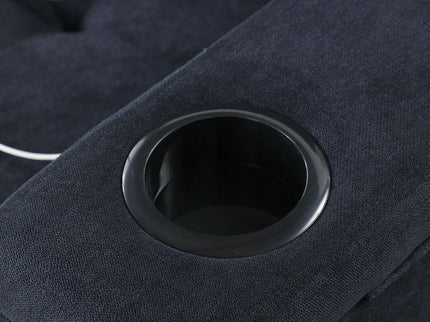 Ashlyn II - 84"W Woven Fabric Reversible Sleeper Sectional Sofa with Storage Chaise