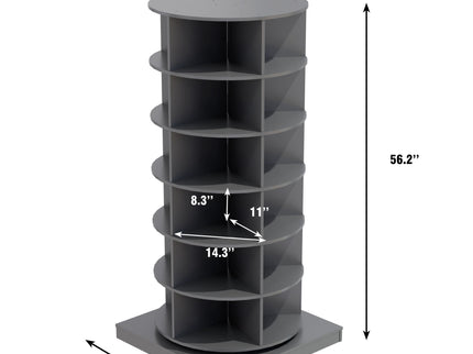 360 Rotating Shoe Cabinet 6 Layers