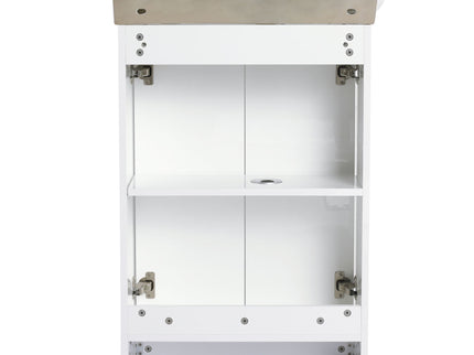 Freestanding Bathroom Vanity With Sink And Storage Rack, Soft Close Doors Base With Basin