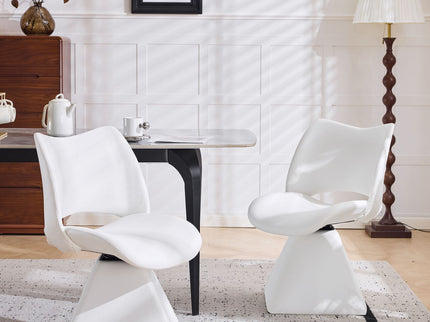 Modern Swivel Dining Chair With High Back