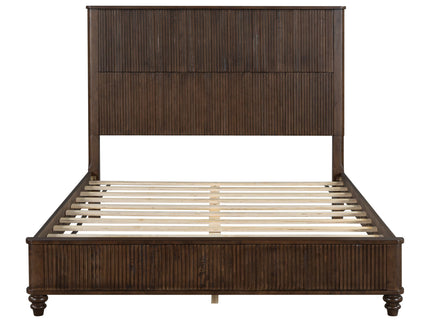 Platform Bed Frame & Tall Headboard