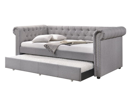 Justice - Twin Daybed With Trundle - Smoke Gray