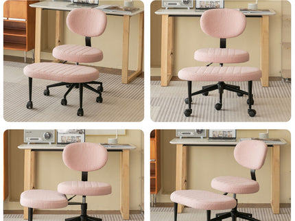 Ergonomic Cross Legged Office Chair With Back Support