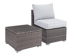 Dark Brown / 2 Pc. Chair, Coffee Table