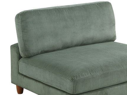 Armless Chair For Living Room - Sage