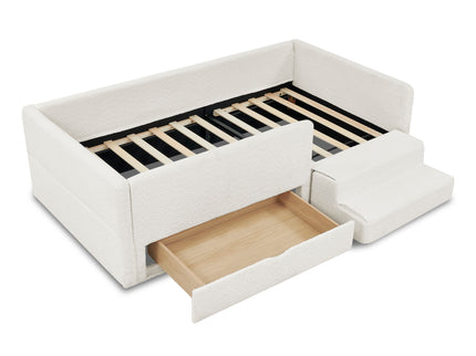 Safe Kids Bed With Guardrails And Storage