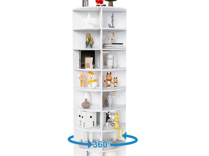 Rotating Shoe Rack Tower