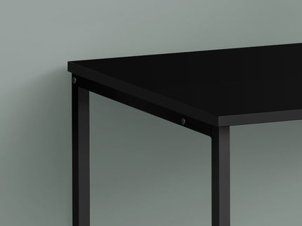 Computer Desk, Home Office, Laptop, Left & Right Set-Up, Storage Drawers, Work, Contemporary, Modern - Black