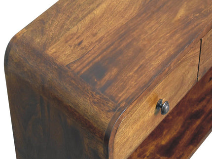 Aspen - Slim Media Unit - Dark Brown