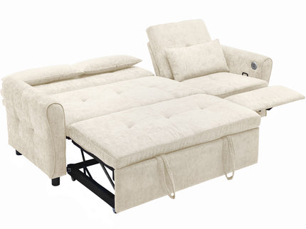 3 Seater Sofa Bed And Reversible Recliner