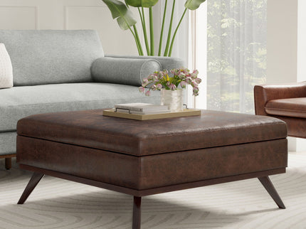 Owen - Multifunctional Square Coffee Table Storage Ottoman