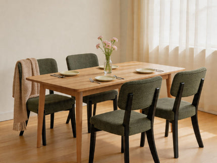 Contemporary Armless Dining Chairs (Set of 2)