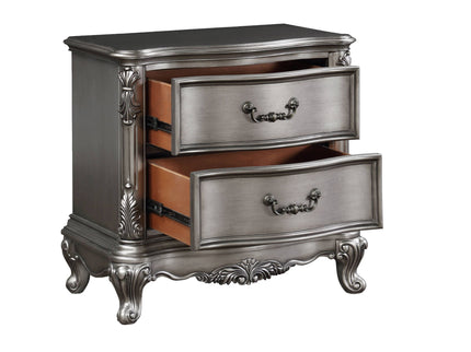 Ariadne - Nightstand - Antique Silver
