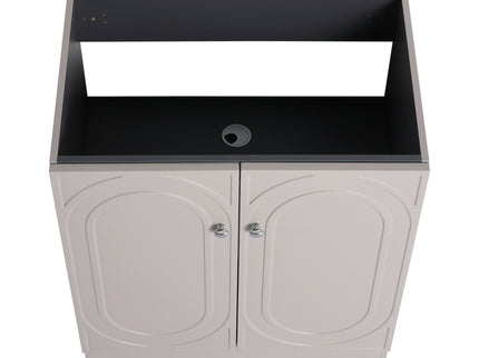 Contemporary Freestanding Bathroom Vanity With Resin Sink & Soft-Close Cabinet Doors