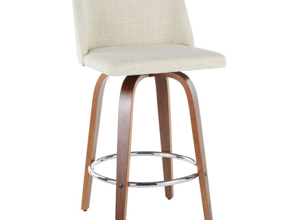 Toriano - Mid-Century Modern Counter Stool (Set of 2)