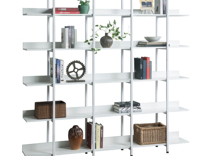 Vintage Industrial 5 Tier Open Bookcase
