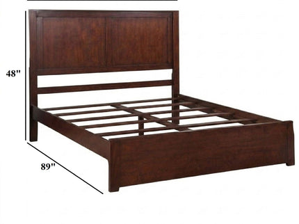 Bed With 2 Panel Headboard