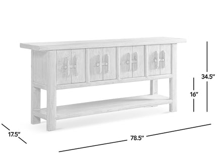 Rowan - Sideboard With Lower Shelf - Natural