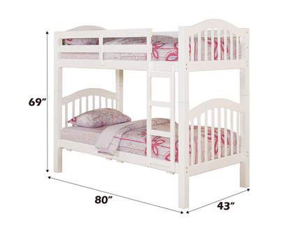 Heartland - Twin / Twin Bunk Bed (Trundle Not Included) - White