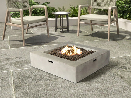 Streamlined Aesthetic Outdoor Fire Pit Table