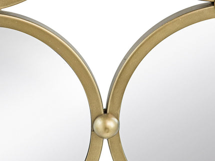 Contemporary Decorative Mirror With Mininalist Style For Bedroom, Liveroom & Entryway - Champagne