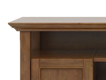 Amherst - TV Media Stand - Medium Saddle Brown