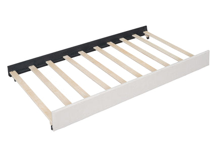 Upholstered Platform Bed With Drawers, Classic Headboard Design