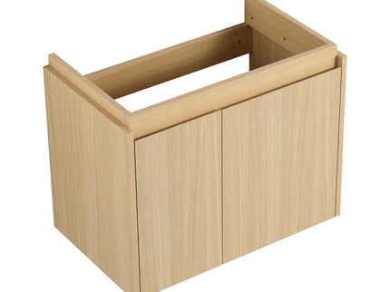 Modern Bathroom Vanity With Ceramic Basin, Wall Mounted Floating Sink Combo, Storage Cabinet