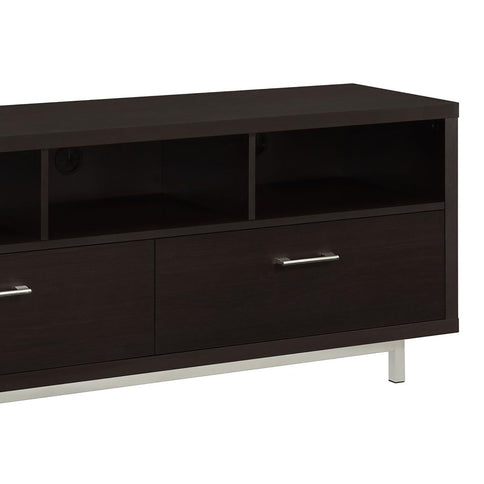 Drawer Storage TV Console - Brown